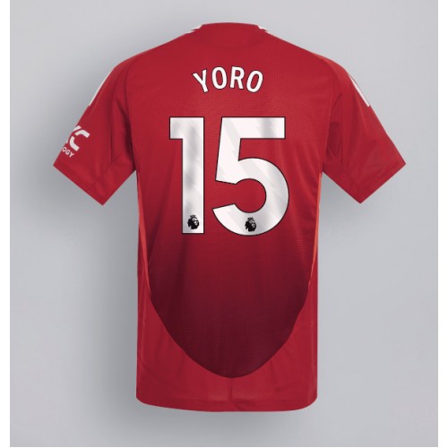 Manchester United Leny Yoro #15 Domaci Dres 2024-25 Kratak Rukav